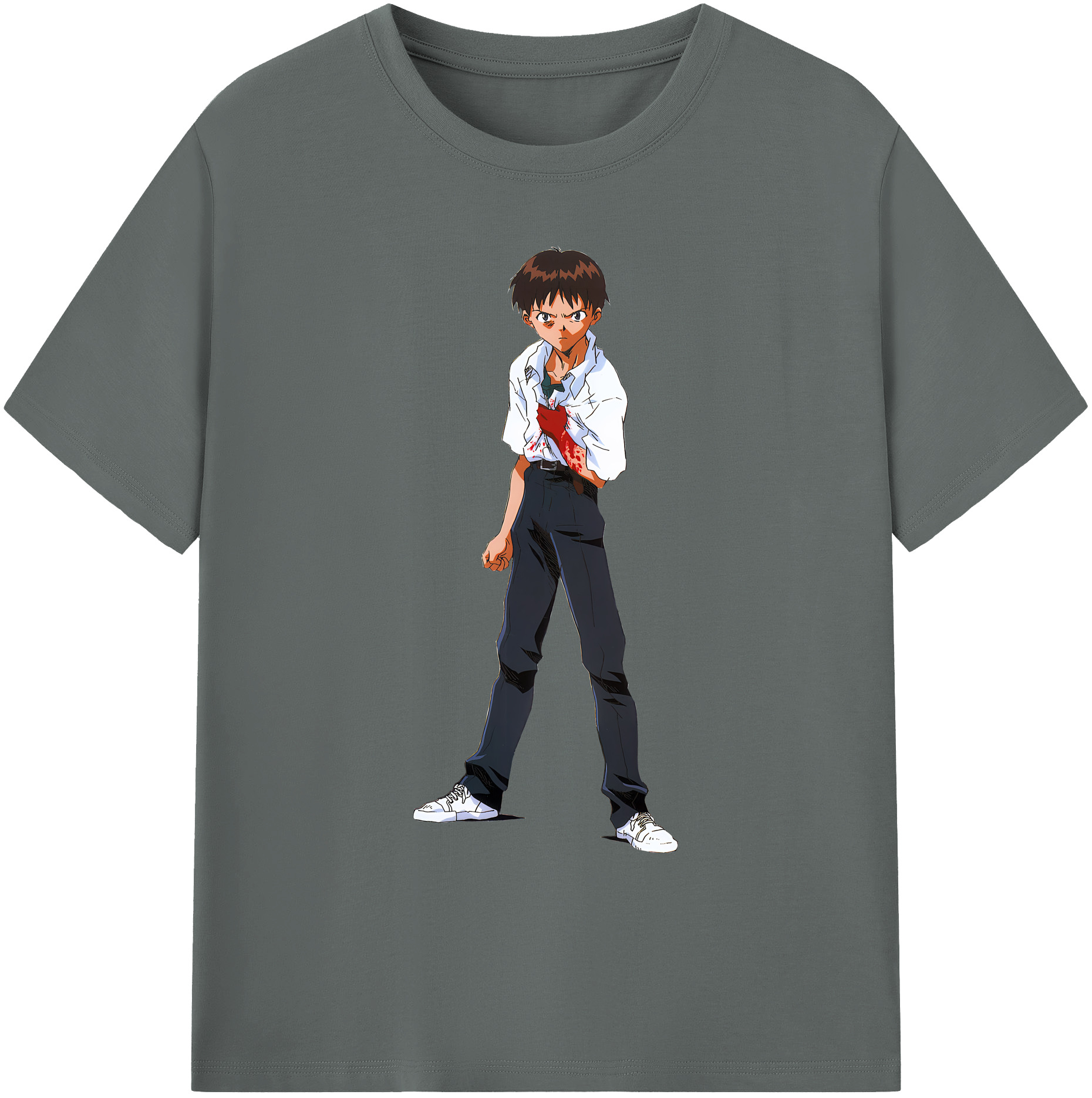 （画像用） EVA 新世紀エヴァンゲリオン 綿100％ メンズ半袖Tシャツ｜肌触りやわらか＆通気性
